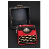 Barr Universal Portable Typewriter w/ Fitted Case