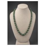 20 in Jade Bead Necklace