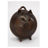 Pig-Shaped Money Bank with Money Inside