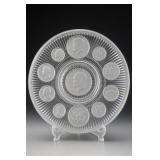1971 Imperial Glass Corporation Coins Plate