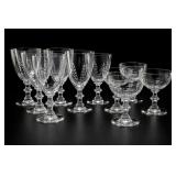 10-Pc Morgantown 7685-8 Stemware, 6 Tall/4 Short