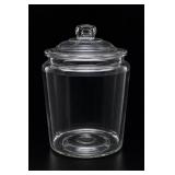 Large Clear Glass Jar with Domed Lid