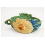 Roseville Peony 206-6 Handled Ceramic Bowl