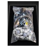 One-Bag Costume Jewelry & Components Lot
