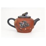 One Authentic Yixing Zisha Clay Floral Decor