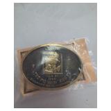 Warner Bros Cartoon Porky Pig Brass Belt Buckle