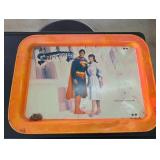 Superman Movie Metal Serving Tray 1980