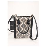 Kate Spade Spade-Pattern Tote with Shoulder Strap