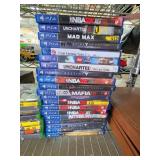 Sony PlayStation 4 Approx. 20 Sony PS4 Game Cases