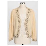 Penrose Hand-Decorated Cardigan, Size 36