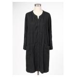 Eileen Fisher Button-Front Garment, Size S