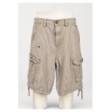 Rebel & Soul Tan Cargo Shorts, Size 32