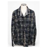 Calvin Klein Jeans Plaid Shirt, Size XXL