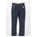 Royal Blue 88550 Embroidered Jeans, Size 42 x 32