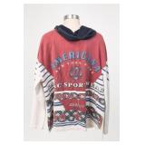 America New York Hooded Pullover, Size L