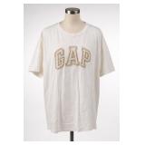 Gap White Logo T-Shirt, Size XXL