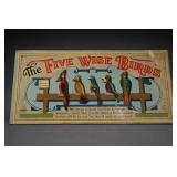 Parker Brothers, Five Wise Birds Game Board