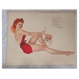 Miss Santa Claus Alberto Vargas Foldout
