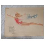 1943 Alberto Vargas Varga Girl Print