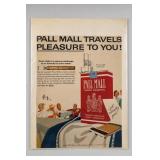 Pall Mall Travels Pleasure to You Cigarette Ad