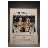Circa 1955 Tareyton Twosome Ad Poster