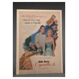 Vintage Robt. Burns Cigarillos Advertising Print