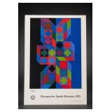 1972 Victor Vasarely Olympische Spiele Poster