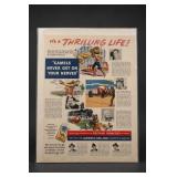 1938 Camel ï¿½Itï¿½s a Thrilling Life!ï¿½ Ad