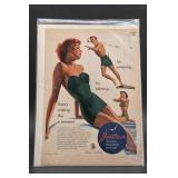 Vintage Jantzen Swimwear Advertising Print