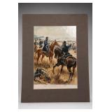 Meade at Gettysburg, July 2, 1863 Historical Print