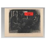 Illustrated Historical Scene Print w/ No. 480