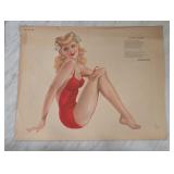 1943 Alberto Vargas The Varga Girl Print