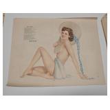 Miss America Varga Illustrated Print Stack Verse