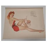 December 1942 Esquire ï¿½Miss Santa Varga Foldout