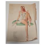 Varga, printed credit The Varga Illustrated Print