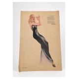 1944 Alberto Vargas Singer Print