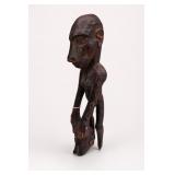 Carved Wooden Standing Human-Form Sculpture