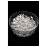 Lot of 31: Clear Faceted Crystals