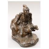 Native American Metal Sculpture