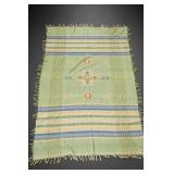 Vintage Southwestern-Style Woven Throw Blanket