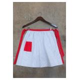 Striped Apron Garment, Size Not Readable