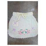 Embroidered Apron Garment