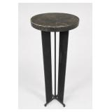 Approx. 41-Inch Pedestal Table, Stone-Look Top