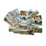 23 All-Vintage California Postcards, Some Unused