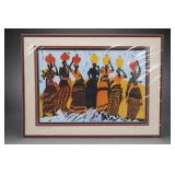 Paul Nzalamba From the Well Framed Art Print