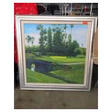 Edward Colarik Dallas Artist Golf Course Painting
