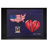 Edward Colarik Dallas Artist Framed Original