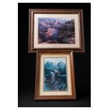 Lot of 2 Framed Landscape Prints, Jack Sorenson