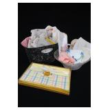 Lot of 3 Household Linens & Percale Pillowcases