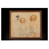Vintage Samuel Thomas Chessie Print